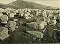 Anciennes pierres tombales juives composées de rochers (pour les Juifs pauvres) sur la colline de Trebevic près de Sarayevo, 1903