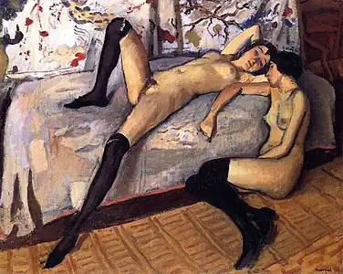 Albert Marquet : Les Deux Amies, 1911, huile sur toile, 60 x 92 cm.