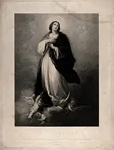 La Conception (1845), d'après Bartolomé Esteban Murillo.