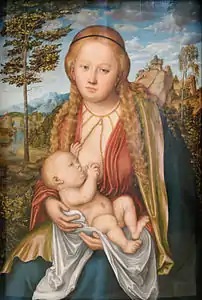 Vierge allaitant l'Enfant, Lucas Cranach l'Ancien