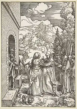La Visitation d'Albrecht Dürer (1503).
