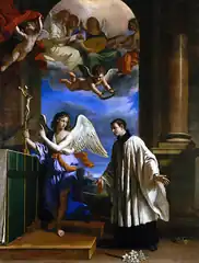 Vocation de Saint Aloysius Gonzaga par Guercino.
