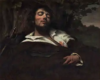 Gustave Courbet,L'Homme blessé,1840