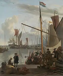 Le Y à Amsterdam vu du Mussel Pier, 1673Rijksmuseum, Amsterdam