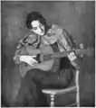 La Guitariste, The Yellow Book, George Thomson, 1895