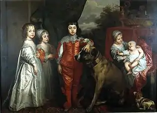 Les Cinq Enfants aînés de Charles Ier, 1637Château de Windsor