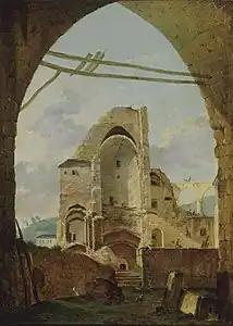 La destruction de l'abbaye de Montmartre en 1794, Louis-Gabriel Moreau.