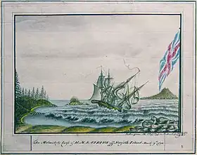 illustration de HMS Sirius (1786)