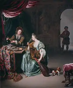 La Joueuse de luth (1711),Royal Collection.