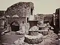 Les vestiges de la boulangerie de Numerius Popidius Priscus (Pompéi), c. 1870, Mougins, © (MACM) Musée d'art classique de Mougins