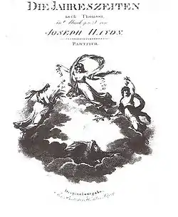 Page de couverture de la partition de Haydn.