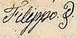 Signature de Philippe Ier