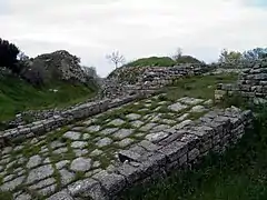 La rampe de la porte sud-ouest de Troie II.