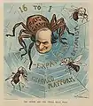 L'araignée et les trois mouches idiotes, octobre 1900.