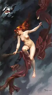 Sorcière allant au Sabbat