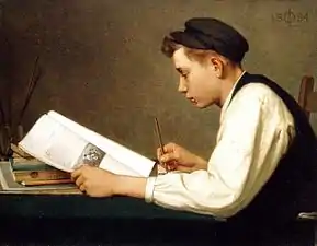 Le Jeune Étudiant (1894), Musée des beaux-arts du Canada, Ottawa
