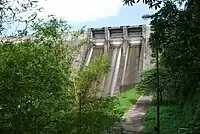 Le barrage de Thanmala.