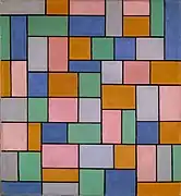 Composition en dissonances (1919), Kunstmuseum, Bâle.