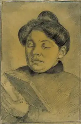 Theo van Doesburg, Portrait d'Agnita Feis, 1907