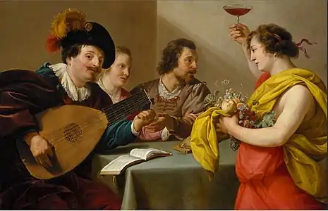 Compagnie musicale, vers 1630Collection Kremer.