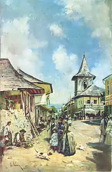 Rue de Câmpulung (1875), musée national d'Art de Roumanie.