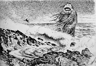 Le troll des mers (Theodor Kittelsen, 1887).