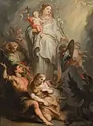 La glorification de la Vierge, 1663, collection privée