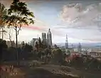 Vue de Bruxelles (XVIIe siècle).