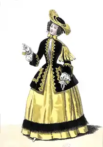Mademoiselle Théodorine dans le rôle de Rita, duchesse de San Felice dans Rita l’Espagnole de Charles Desnoyer, Auguste-Louis-Désiré Boulé, Jules Chabot de Bouin.