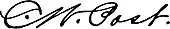 signature de Charles William Post