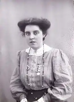 Theresa Garnett, en 1909