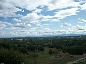 Vue depuis l'église.