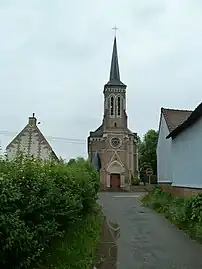 Thièvres. Église Saint-Pierre datant de 1876.