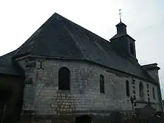 Chevet de l'église.