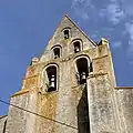 Clocher-mur de l'église Saint-Laurent