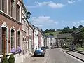 Maisons typiques de la place de la Halle.