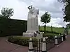 Monument Fonck et sa barrière, chaussée Charlemagne