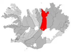 Localisation de Þingeyjarsveit