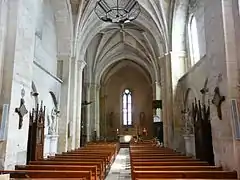 La nef de Notre-Dame de l'Assomption.