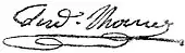 signature de Frédéric Thomas (homme politique, 1814-1884)