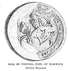 Image illustrative de l'article Thomas de Beauchamp (12e comte de Warwick)