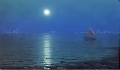 Venise au clair de lune (vers 1885), localisation inconnue.