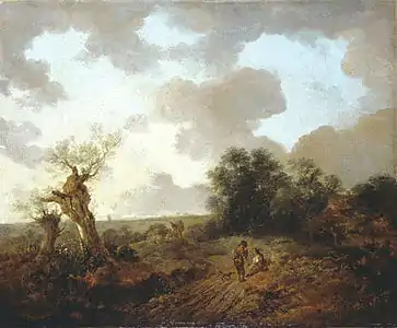 Paysage du Suffolk, 1754-1756Musée d'art Kimbell, Fort Worth