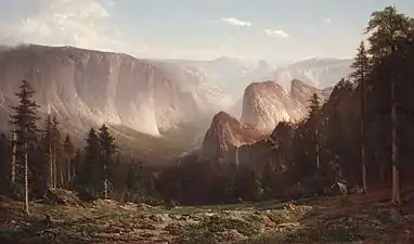 Great Canyon of the Sierra, Yosemite (1872)Crocker Art Museum, Sacramento, Californie