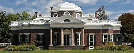 Monticello (1772), en Virginie.