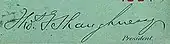 signature de Thomas Shaughnessy