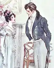 Frederick Wentworth et Anne Elliot en 1815 (C. E. Brock, 1909)
