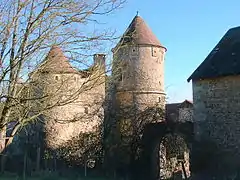 Tours à poivrière.