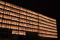 Festival des mille lumières de Hanazono-jinja à Tōkyo.