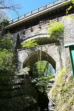 Ponts du Diable, Ceredigion, Pays de Galles.